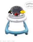 Mothers Choice Baby Walker with Music & Lights - Adjustable Activity Walker