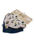 MC 100% COTTON 2 PACK BIBS