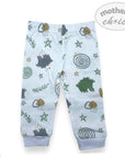 M/C 2 PACK LEGGINGS 'MINT ART' 3-6M