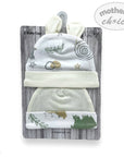 M/C 2PK TURBAN HAT SET WITH EARS 'MINT ART'
