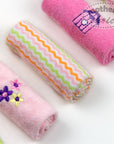 Mothers Choice 6 Pack Facecloth Set - Pink Flowers
