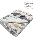 Mothers Choice Micromink Furlined Baby Blanket - Animals
