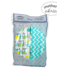 Mothers Choice 2 Pack Baby Flannel Receivers - Owl / Zig Zag