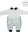 M/C BOYS SAILOR ROMPER L/S NAVY 9M