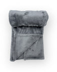 Mothers Choice Single Layer Sherpa Fleece Blanket Grey