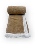 Mothers Choice Sherpa Fleece Blanket Brown