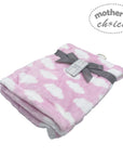 Mothers Choice Baby Blanket 100% Polyester - Pink Clouds