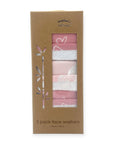 Mothers Choice Bamboo 3 Pack Facecloths Pink