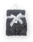 Mothers Choice Single Layer Jacquard Blanket Grey