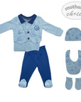 INF BOYS 5PC AIRFORCE SAILOR SET 6-9M