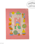Mothers Choice Baby Cutwork Blanket - Pink House