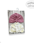 M/C 2PK GIRLS BEANIE SET BUTTERFLY