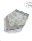 M/C 3PK BANDANA BIBS BUTTERFLY