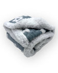 Mothers Choice Sherpa Fleece Stars Blanket Blue