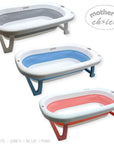 Mothers Choice Foldable Baby Bath Tub with Pillow & Built-in Thermometer