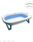 Mothers Choice Foldable Baby Bath Tub with Pillow & Built-in Thermometer