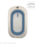Mothers Choice Foldable Baby Bath Tub with Pillow & Built-in Thermometer