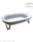 Mothers Choice Foldable Baby Bath Tub with Pillow & Built-in Thermometer