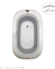 Mothers Choice Foldable Baby Bath Tub with Pillow & Built-in Thermometer