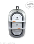 Mothers Choice Foldable Baby Bath Tub with Pillow & Built-in Thermometer