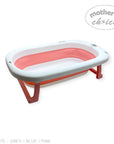 Mothers Choice Foldable Baby Bath Tub with Pillow & Built-in Thermometer
