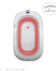 Mothers Choice Foldable Baby Bath Tub with Pillow & Built-in Thermometer