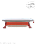 Mothers Choice Foldable Baby Bath Tub with Pillow & Built-in Thermometer