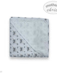 Mothers Choice 100% Cotton Baby Quilted Hooded Receiver - Rainbow