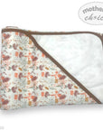Mothers Choice 100% Cotton Baby Quilted Hooded Receiver - Forest Fantasy