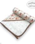 Mothers Choice 100% Cotton Baby Quilted Hooded Receiver - Forest Fantasy