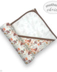 Mothers Choice 100% Cotton Baby Quilted Hooded Receiver - Forest Fantasy