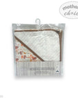 Mothers Choice 100% Cotton Baby Quilted Hooded Receiver - Forest Fantasy