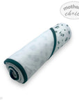 Mothers Choice 100% Cotton Baby Quilted Hooded Receiver - Emerald Receiver