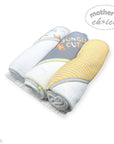 Mothers Choice 3 Piece Hooded Towels And 3 Piece Facecloths Jungle Cutie