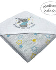 Mothers Choice 100% Cotton Baby Quilted Hooded Receiver - Dream Big
