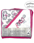 Mothers Choice 100% Cotton Baby Quilted Hooded Receiver - I'm Fancy