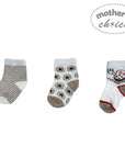 Mothers Choice Newborn 3-Pack Infant Socks – Tortoise