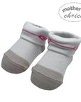 Mothers Choice Fancy Box Baby Socks – Grey / Pink