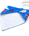 BOYS 4 PACK BANDANA BIB 'FIRE ENGINE'