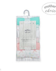 Mothers Choice 6 Pack Washcloth Set Pink Rainbow