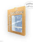 Pack of bamboo burp cloths with 'mother's choice' branding on a white background