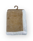 Mothers Choice Sherpa Fleece Blanket Brown