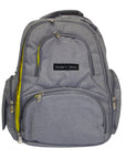 Mothers Choice Infants Linnen Diaper Backpack Grey
