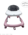 Mothers Choice Baby Walker with Music & Lights - Adjustable Activity Walker