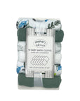 Mothers Choice 12 Pack Washcloth Set - Leaf Olive