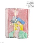 Mothers Choice Baby Cutwork Blanket - Pink House