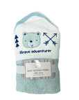 Mothers Choice 100% Cotton Baby Hooded Towel Brave Adventurer