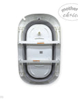 Mothers Choice Foldable Baby Bath Tub with Stand - Grey
