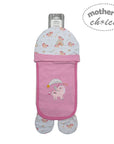 Mothers Choice 100% Cotton Baby Burp Cloth Set - Pink