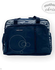 MC MICROFIBRE 4PC DIAPER BAG - NAVY